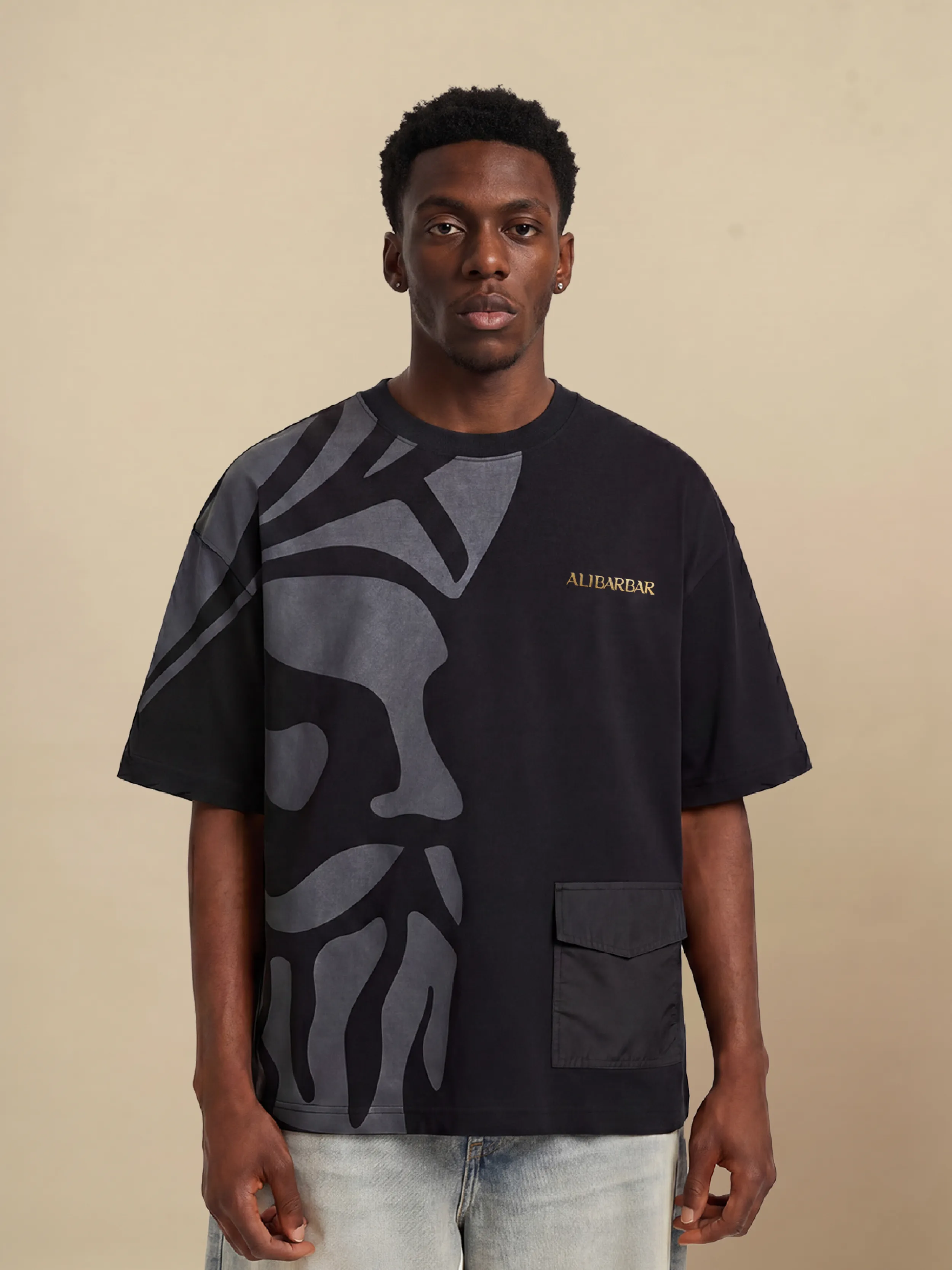 Men's Shadow Print Pocket Tee 1